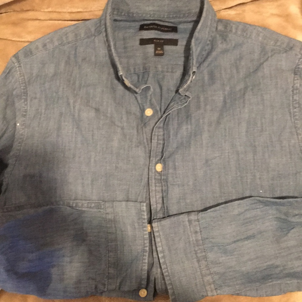 Men long sleeve slim fit shirt